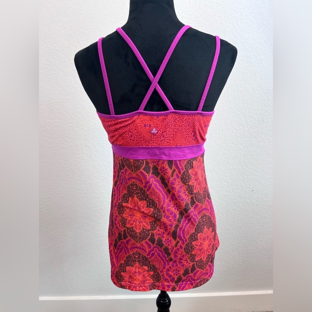 Prana Breathe Crisscross Back Tank Top in Red Size Small - Picture 4 of 8